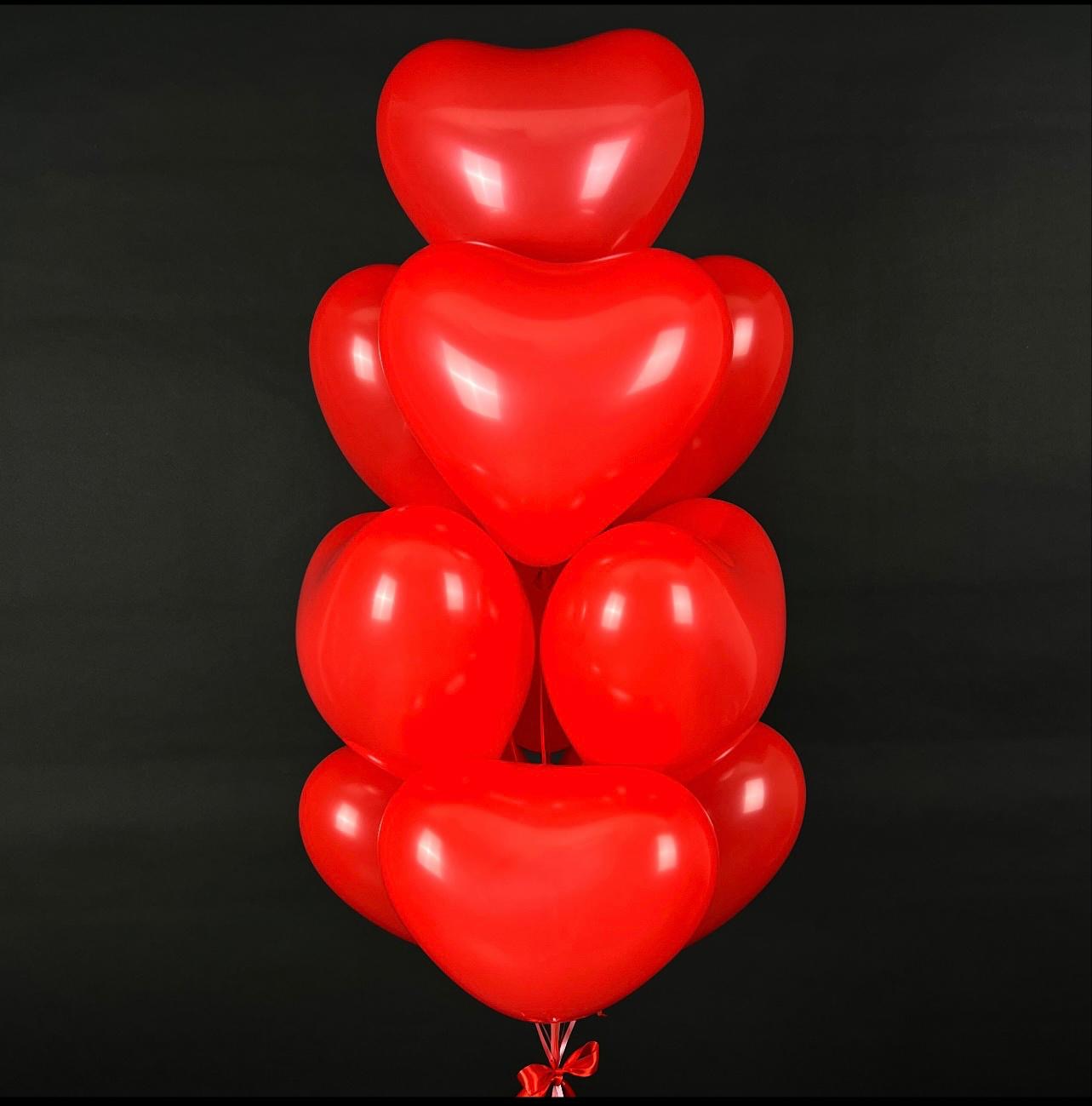 Latex Hearts Bunch