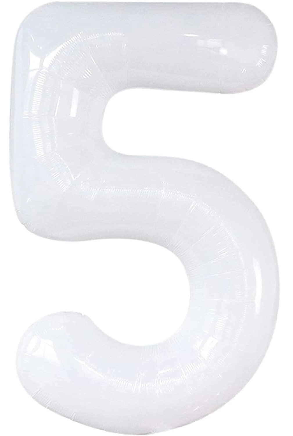 34" White Number 5 (Pack of 3)