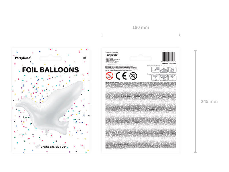 30” Foil Balloon Dove