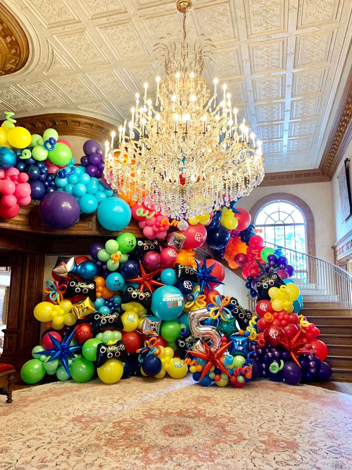 Staircase Garlands Creation & Installation