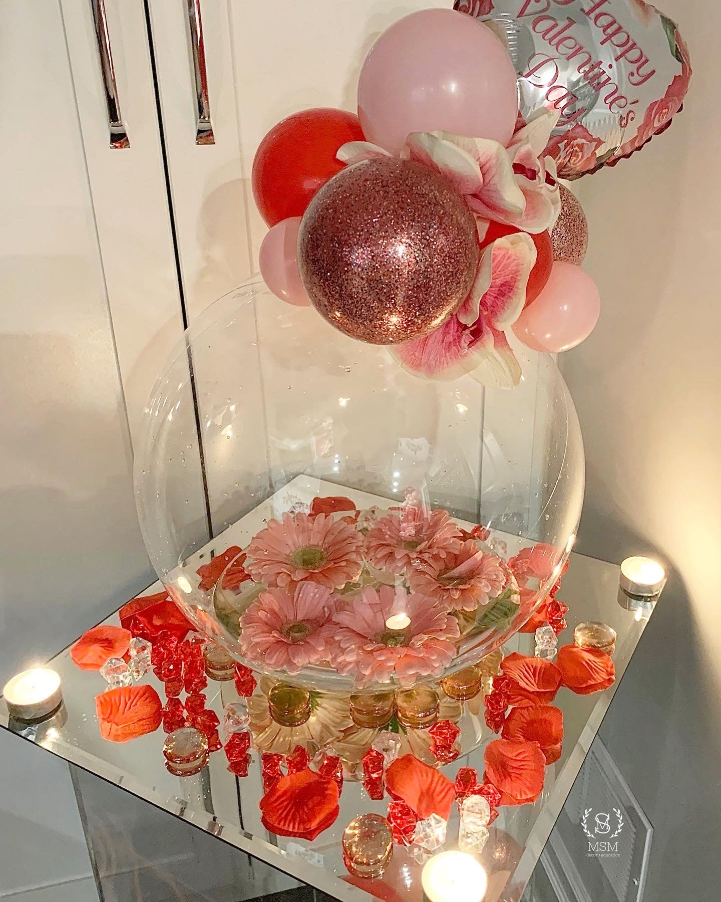 Bubble with Water and Fresh Flowers Webinar