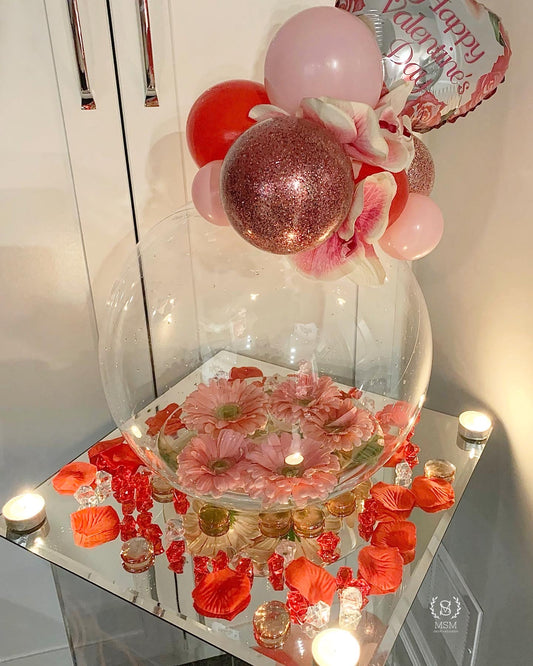 Bubble with Water and Fresh Flowers Webinar