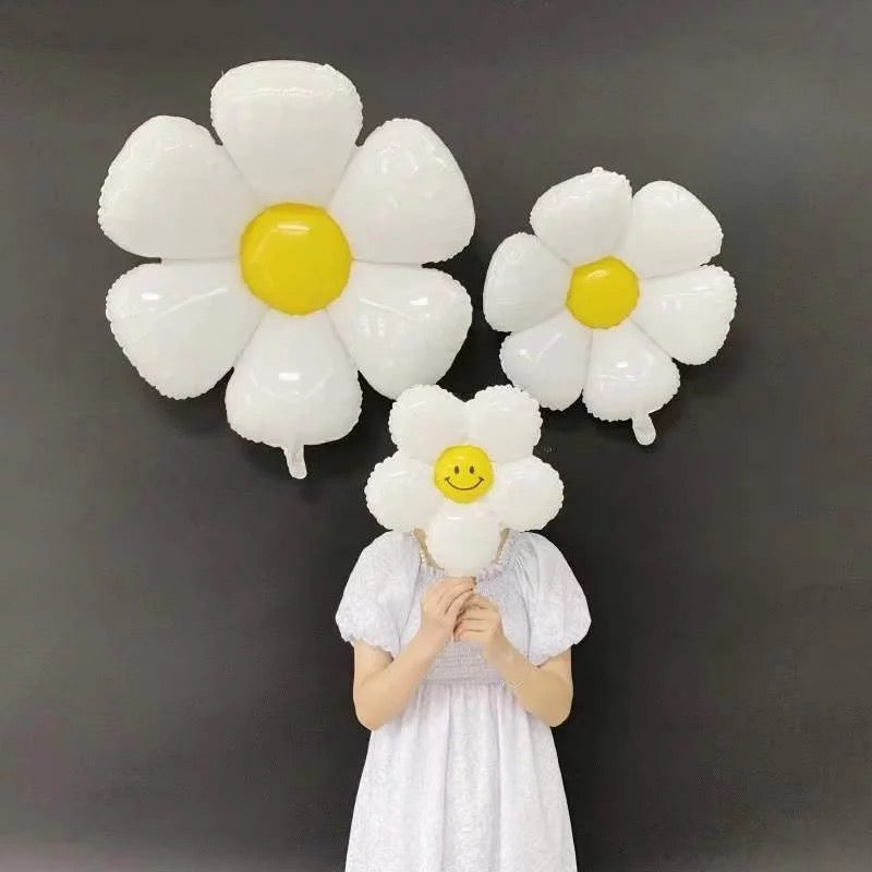 Mylar Balloon Daisy Lilac (PACK of 3)