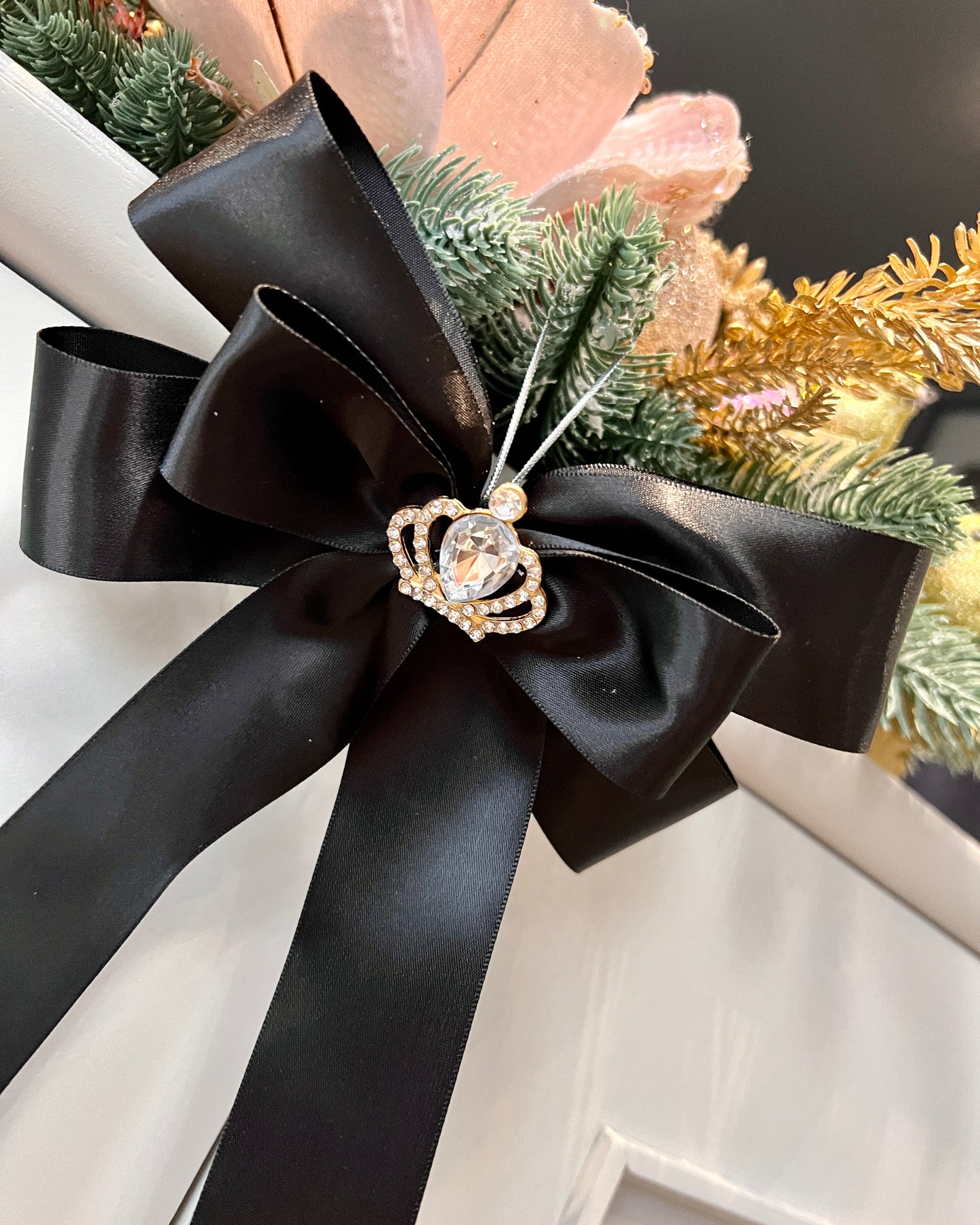 Satin Luxe Bow (SET of 6)- Christmas Ornament