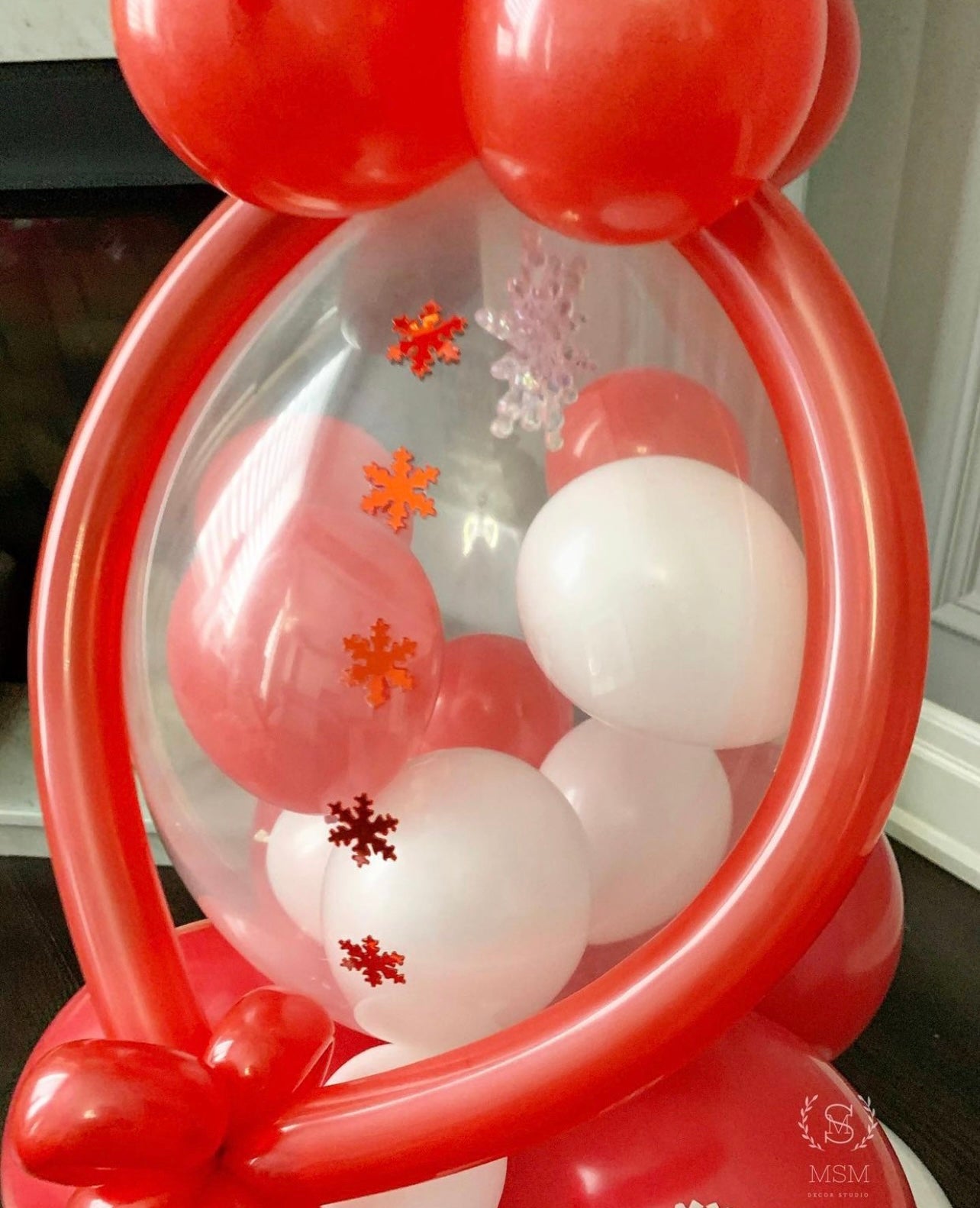 Santa Stuffed Belly Arrangement