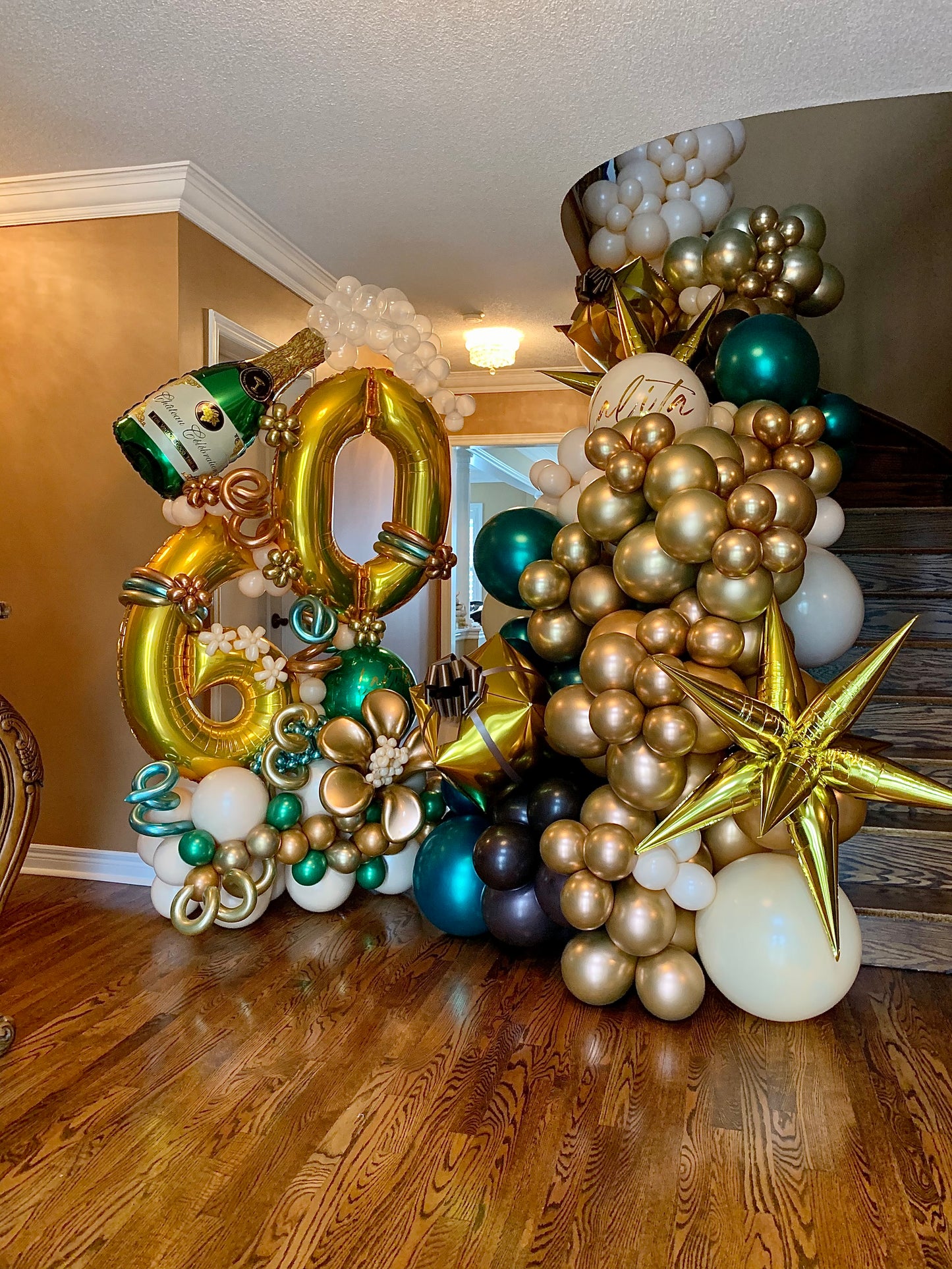 Staircase Garlands Creation & Installation