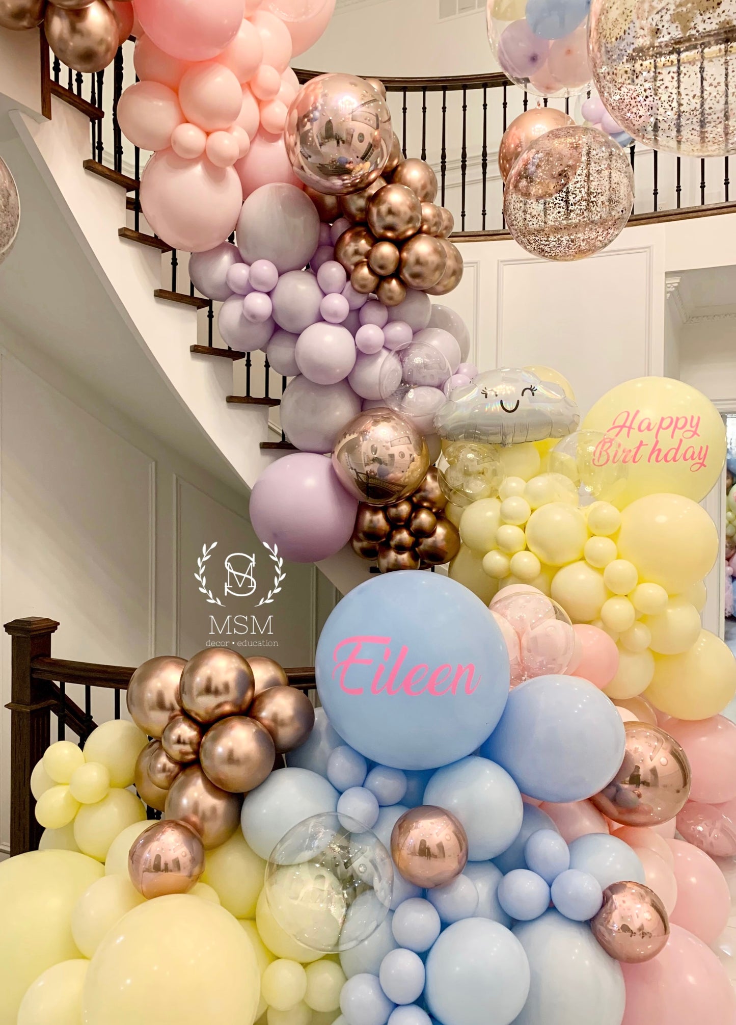 Staircase Garlands Creation & Installation