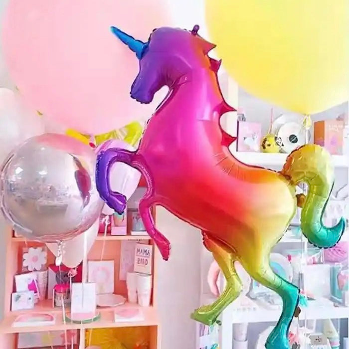 53” Holographic Unicorn Foil Balloon (PACK OF 3)