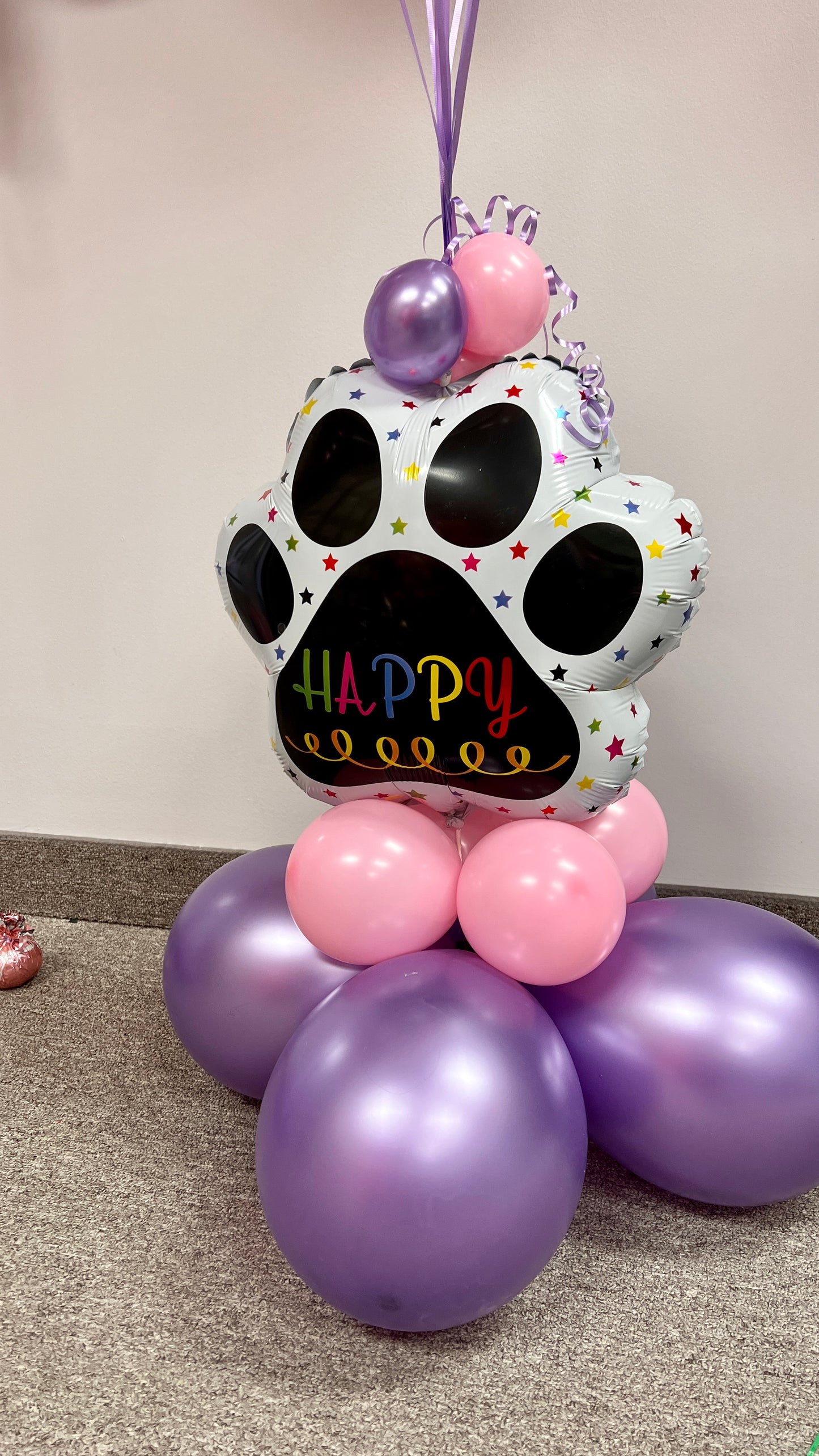 19” Paw Happy Birthday Foil Balloon (PACK OF 3)