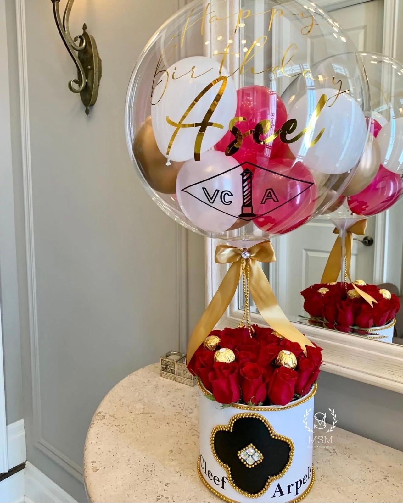 Classic Rose Box with Bubble