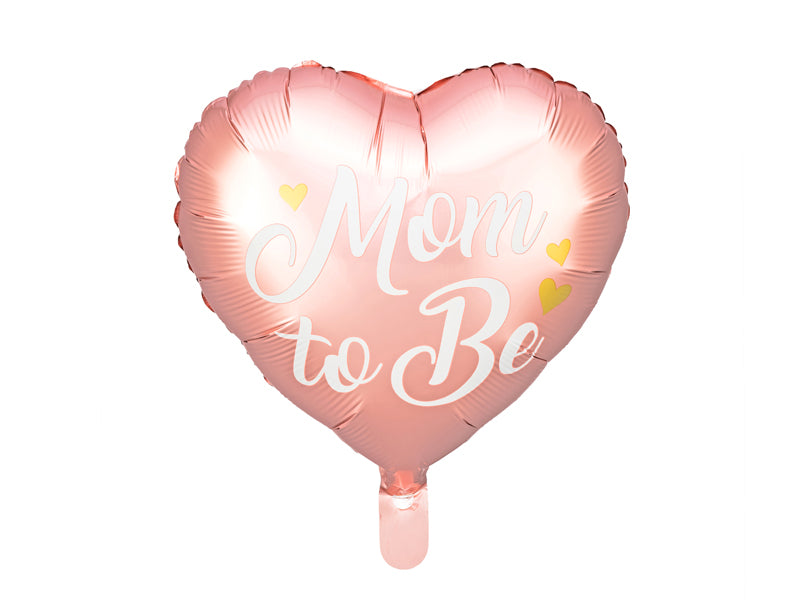18” Foil Balloon Mom to Be Pink