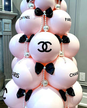 Load image into Gallery viewer, Chanel Inspired Christmas Balloon Tree
