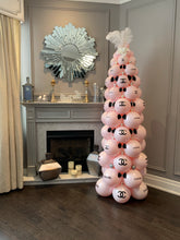 Load image into Gallery viewer, Chanel Inspired Christmas Balloon Tree
