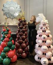Load image into Gallery viewer, LV Inspired Christmas Balloon Tree
