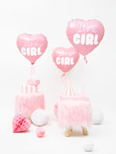 Load image into Gallery viewer, 18” Foil Balloon Heart - It&#39;s a girl
