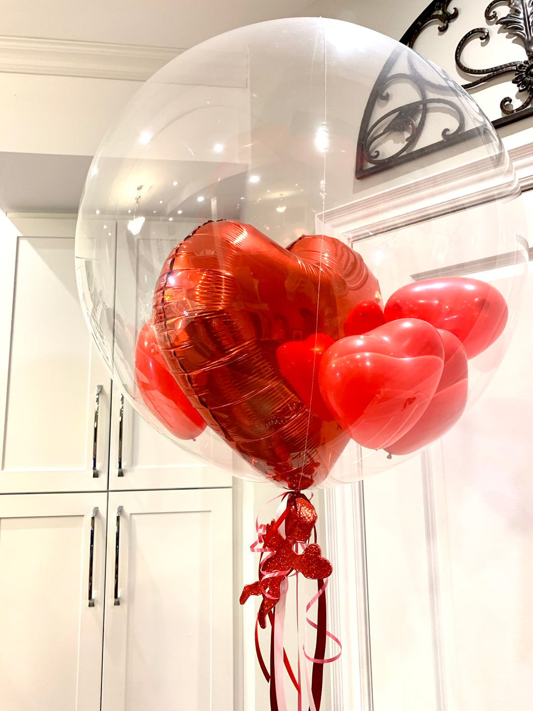 Bubble with Foil Heart & Small Latex Hearts Webinar