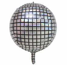 Load image into Gallery viewer, 22” Disco Ball Print 4D Foil Balloon (PACK of 3)
