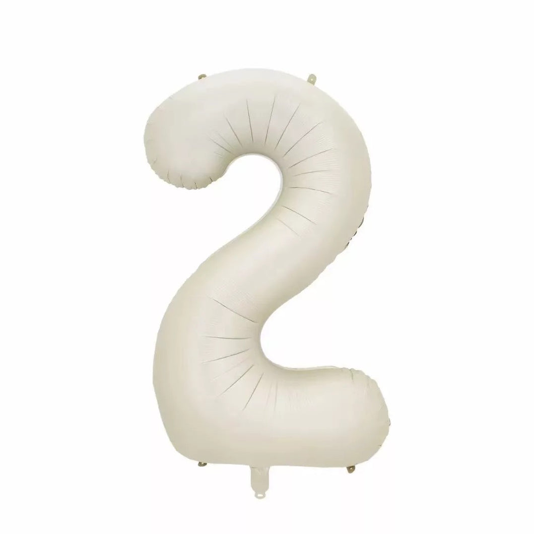 40” Champagne Number 2 (Pack of 3)