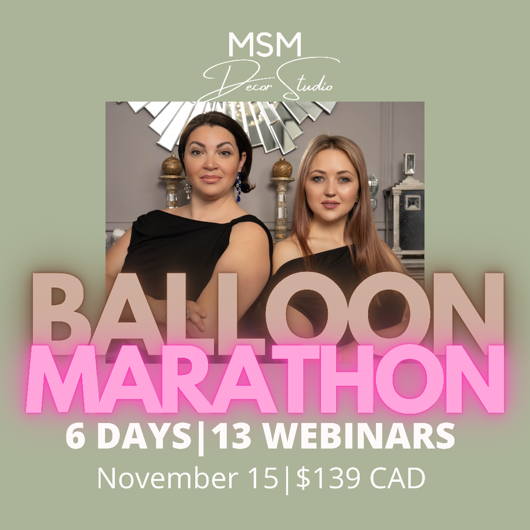 BALLOON MARATHON – MSM Decor Studio