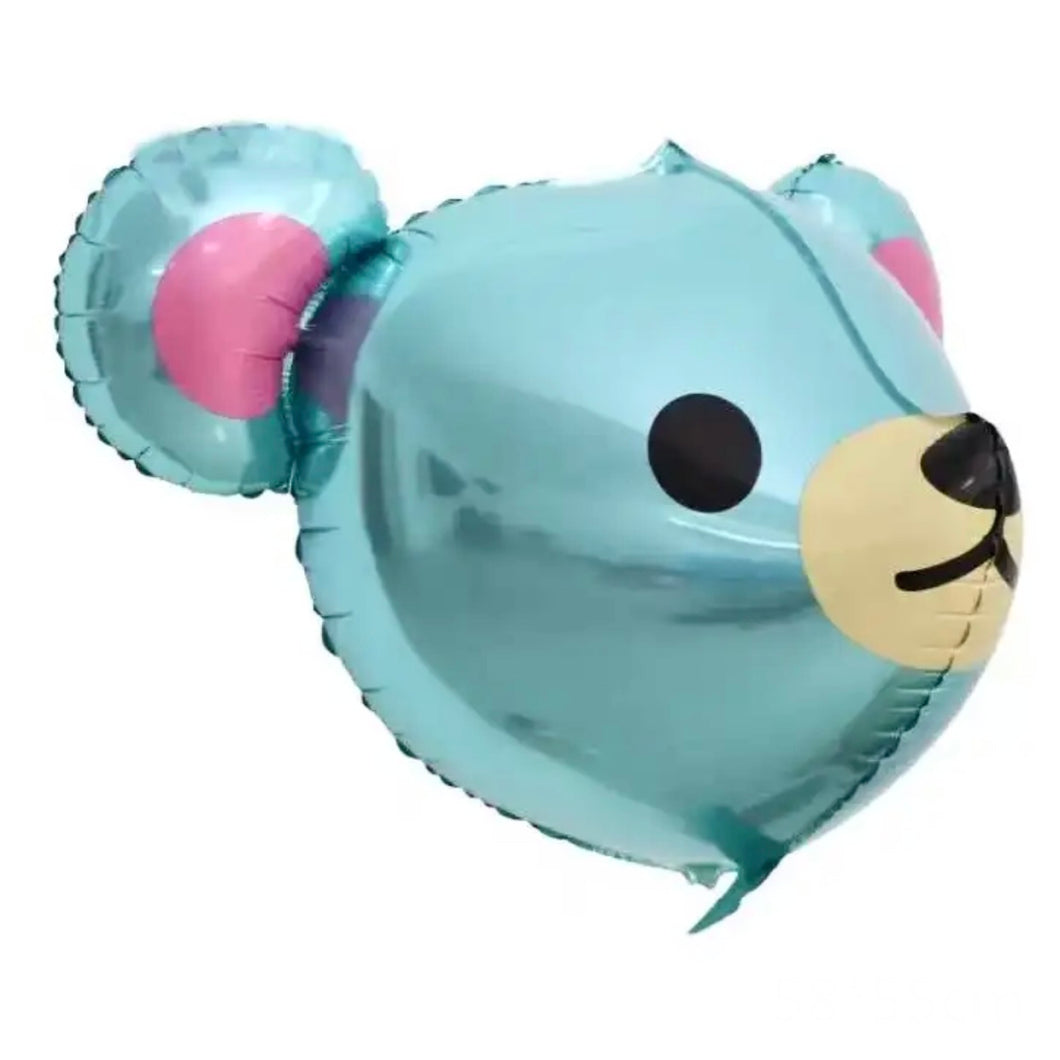 23” Teddy Bear Head Foil Balloon (PACK OF 3)