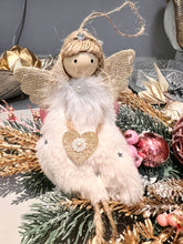 Load image into Gallery viewer, Little Fairy Christmas Ornament White
