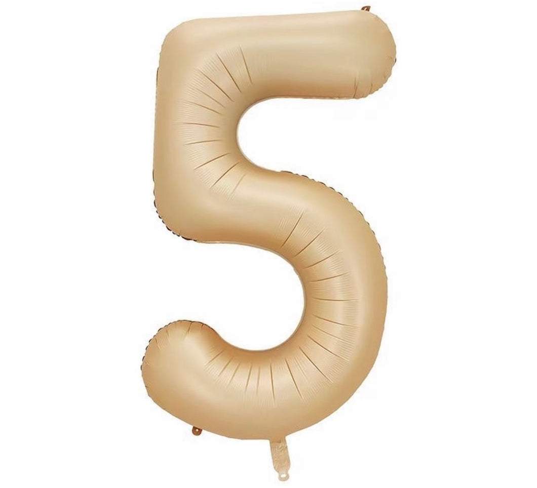 40” Caramel Number 5 (Pack of 3)