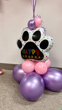 Load image into Gallery viewer, 19” Paw Happy Birthday Foil Balloon (PACK OF 3)
