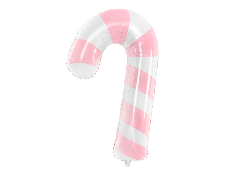 33” Foil Balloon Candy Cane Pink