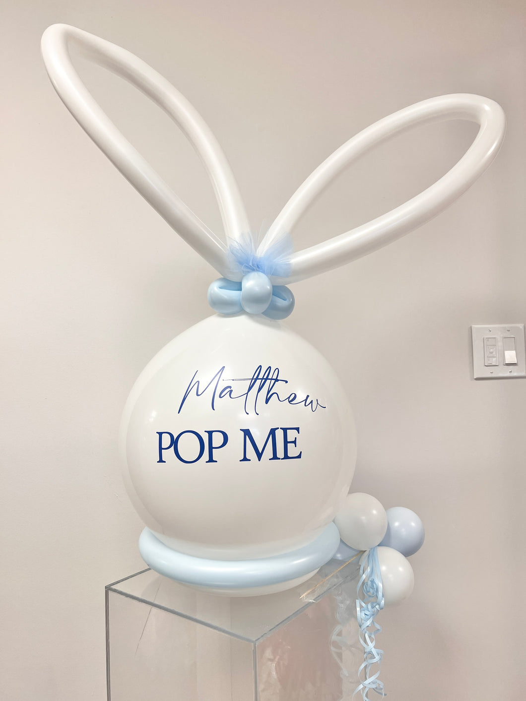 Balloon Bunny with a POP