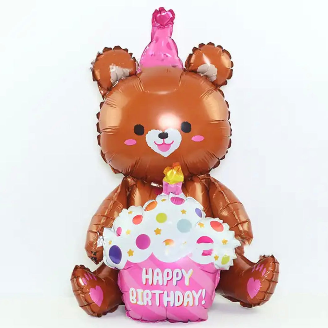 31” Teddy Bear Foil Balloon (PACK OF 3)