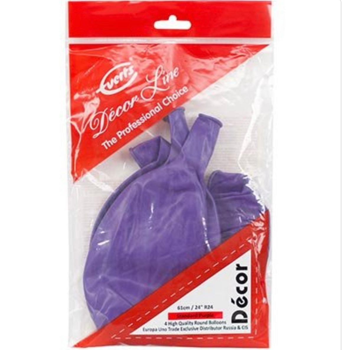24” EVERTS Standard Purple (4 pcs)