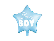 Load image into Gallery viewer, 19” Foil Balloon Star - It&#39;s a boy
