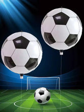 Load image into Gallery viewer, 22” Soccer Ball Print 4D Foil Balloon (PACK of 3)
