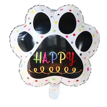Load image into Gallery viewer, 19” Paw Happy Birthday Foil Balloon (PACK OF 3)
