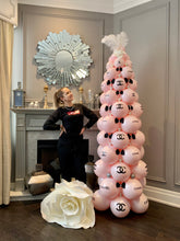 Load image into Gallery viewer, Chanel Inspired Christmas Balloon Tree
