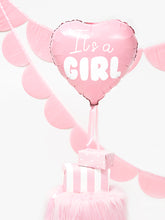 Load image into Gallery viewer, 18” Foil Balloon Heart - It&#39;s a girl
